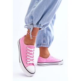 FR1 Baskets basses classiques pour femmes Rose Vegas 2