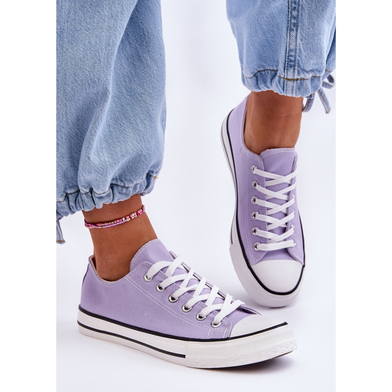 Baskets Basses Classiques Pour Femme Violet Vegas 2