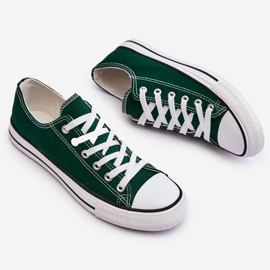 FR1 Baskets basses classiques pour femmes Vert Vegas 7