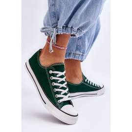 FR1 Baskets basses classiques pour femmes Vert Vegas 3