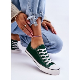 FR1 Baskets basses classiques pour femmes Vert Vegas 4