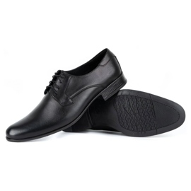 Olivier Chaussures habillées en cuir pour hommes G6 Kb, noires le noir 3