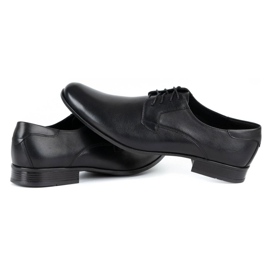 Olivier Chaussures habillées en cuir pour hommes G6 Kb, noires le noir 4