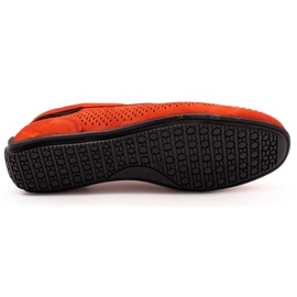 Polbut Mocassins homme cuir 2105P rouge 1 Polbut Mocassins homme cuir 2105P rouge 1