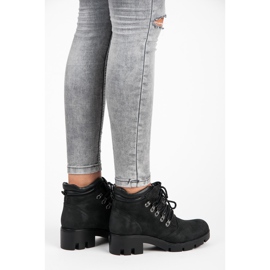 Vinceza Bottes de randonnée nouées le noir 1 Vinceza Bottes de randonnée nouées le noir 1