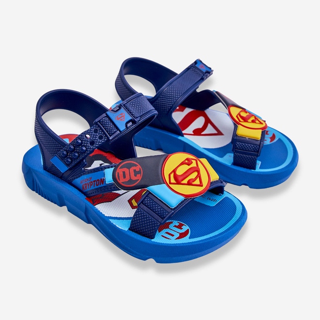 Sandales pour enfants Superman Grendene Kids JJ385050 Bleu 2 Sandales pour enfants Superman Grendene Kids JJ385050 Bleu 2