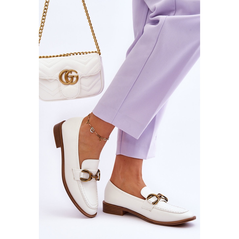 WS1 Mocassins Classiques Femme Blanc Lorien blanche 2