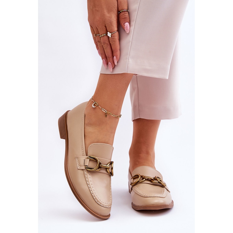 WS1 Mocassins Classiques Femme Beige Lorien 1 WS1 Mocassins Classiques Femme Beige Lorien 1