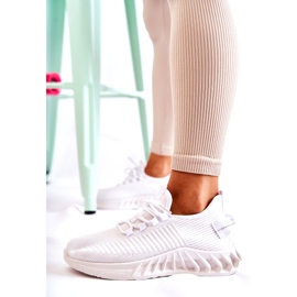 Chaussures de sport pour femmes, matière, blanc blanche 4