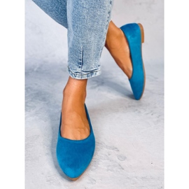 Seastar Ballerines Keys LT.BLUE avec semelle intérieure en cuir bleu 3