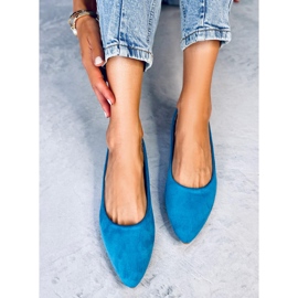 Seastar Ballerines Keys LT.BLUE avec semelle intérieure en cuir bleu 5