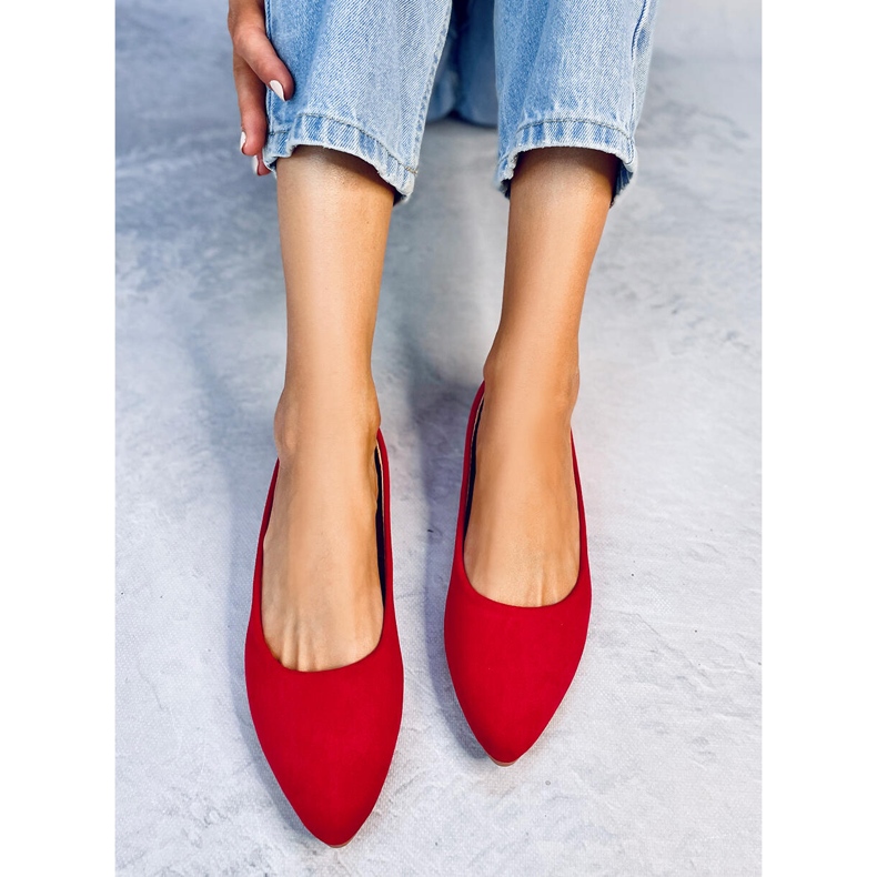 Seastar Keys Ballerines semelle cuir rouge 2