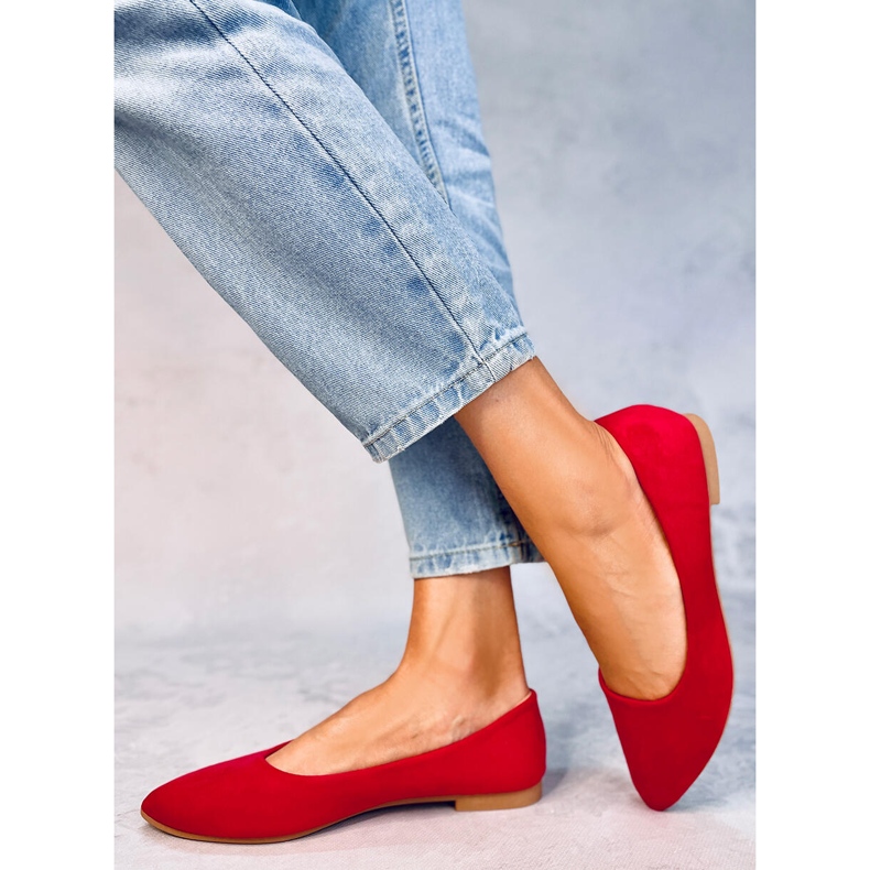 Seastar Keys Ballerines semelle cuir rouge 1