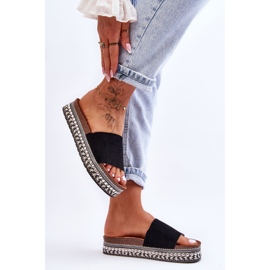 WR1 Chaussons en Daim Lisse pour Femme Noir Hayen 1